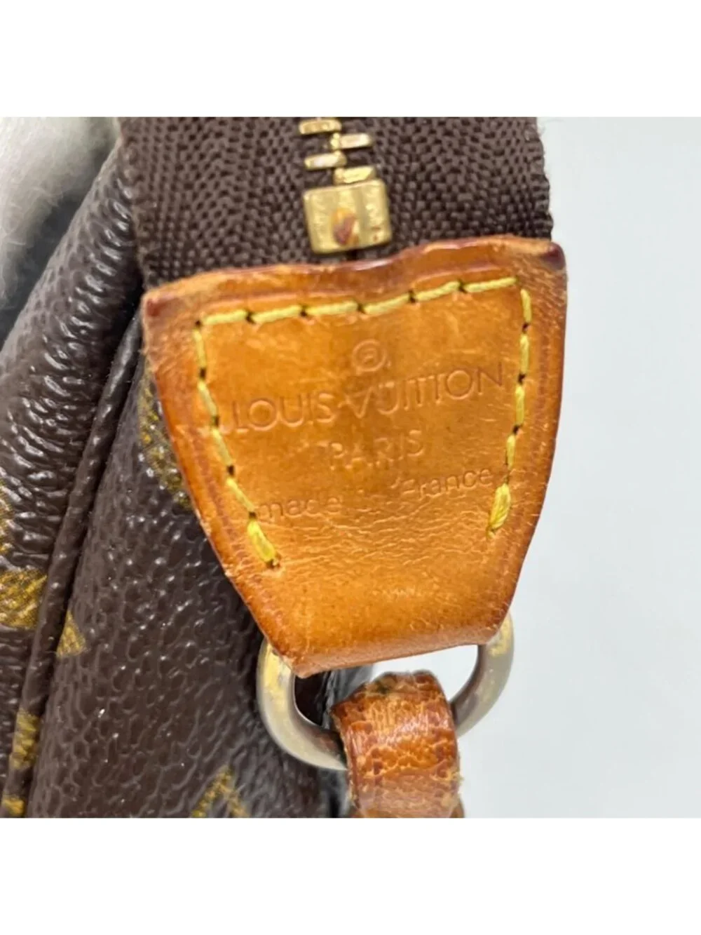Louis Vuitton Monogram Pochette Accessoires Pouch Brown
